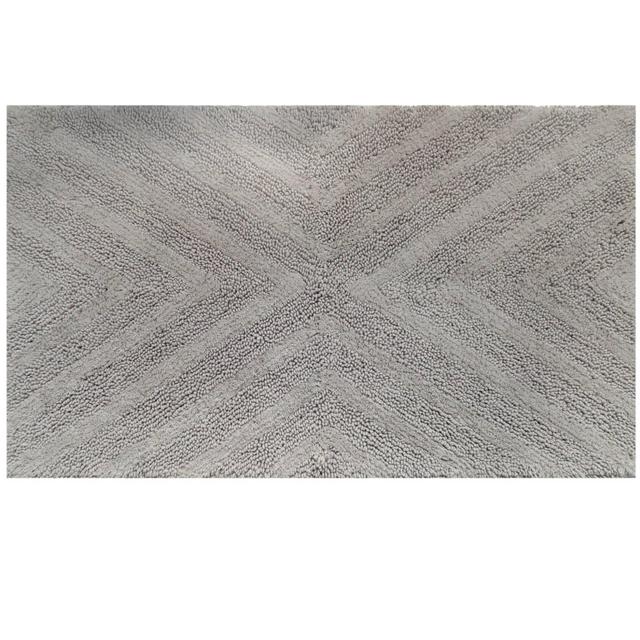 Creamy Chai Textured Stripe Bath Rug - Nate Berkus™