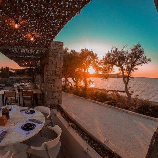 Dinner in Paros, Greece