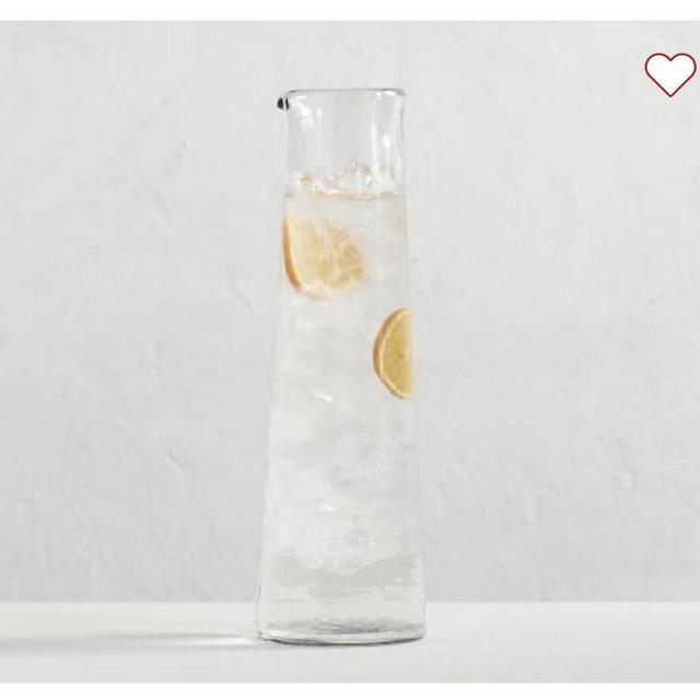 Hammered Glass Carafe