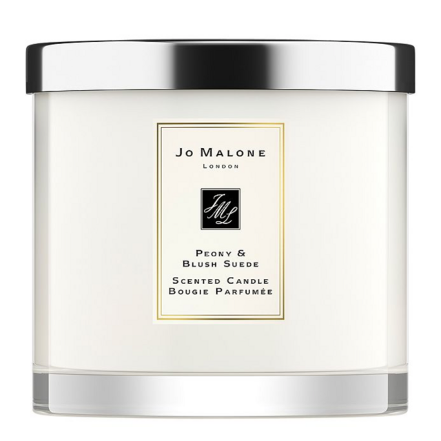 Peony & Blush Suede Deluxe Candle