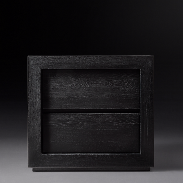 Reclaimed Russian Oak Closed Nightstand