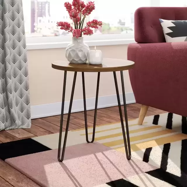 Demps Retro End Table