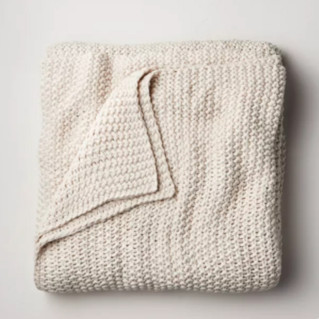 Chunky Knit Bed Blanket - Casaluna™
