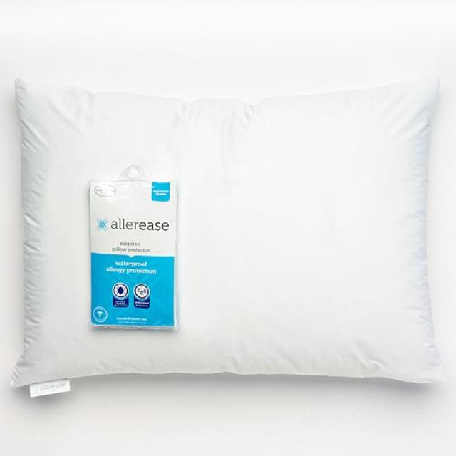 Allerease Waterproof Allergy Protection Pillow Protector - Standard / Queen