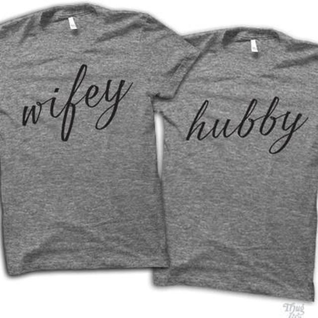 Hubby And Wifey Couples Shirt