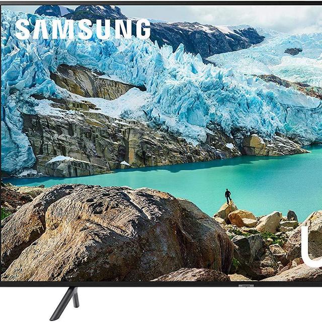 Samsung UN50RU7100FXZA Flat 50-Inch 4K UHD 7 Series Ultra HD Smart TV with HDR and Alexa Compatibility (2019 Model)