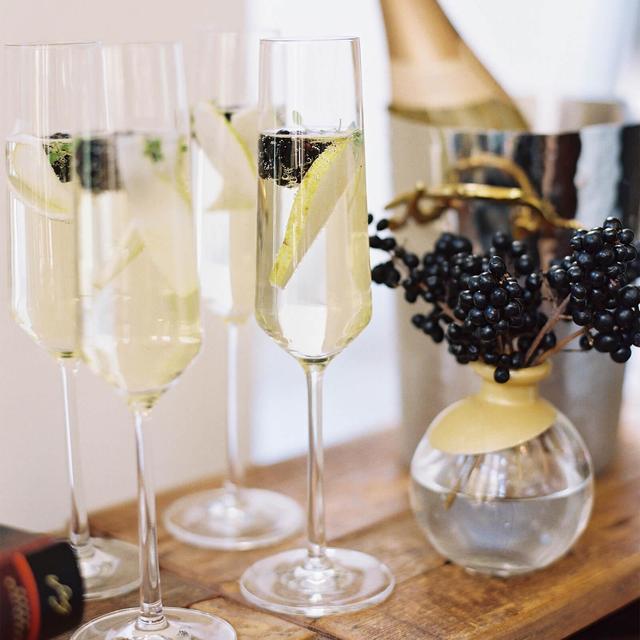 Champagne and Berries