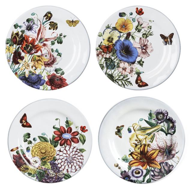 Field of Flowers Set of 4 Party Plates