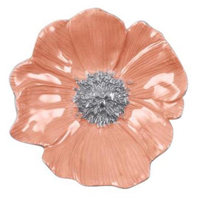 Peony Sauce Dish, Orange