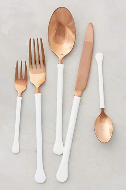Copper Top Flatware