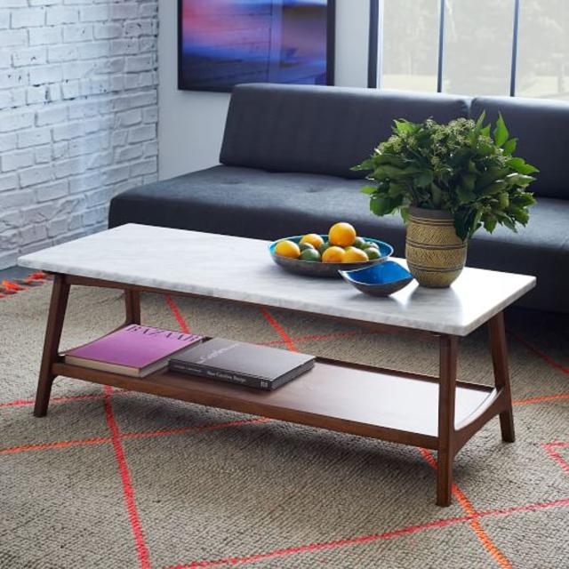 Reeve Mid-Century Rectangular Coffee Table