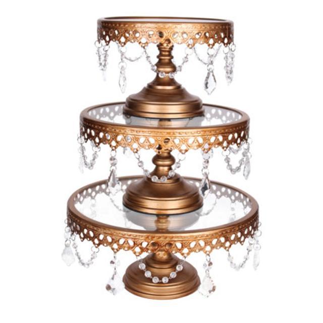 Gold Tiered Cake Stand