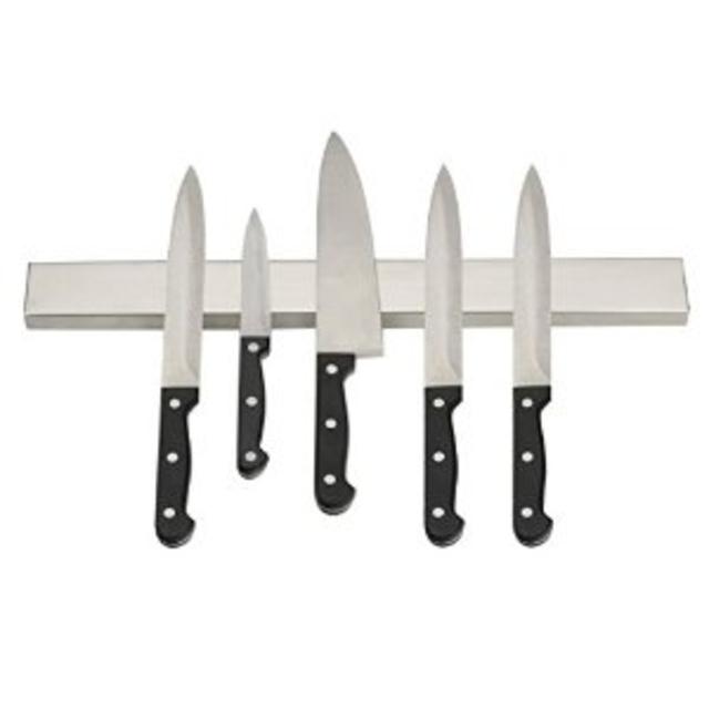 ONME Magnet Strip Stainless Steel Magnetic Knife Bar Magnet Bar Magnet Knife Rack (14Inch)