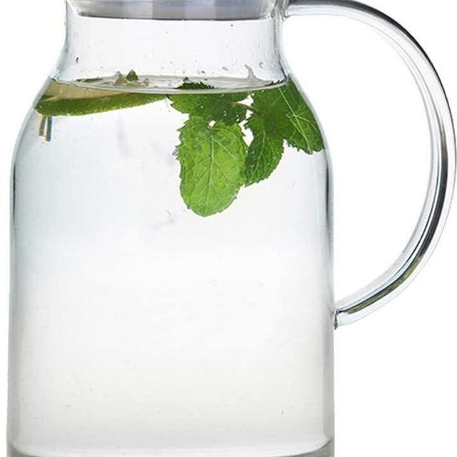 68 Ounces Glass Pitcher with Lid