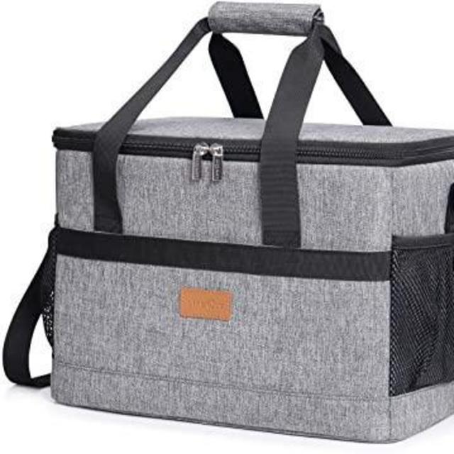 Lifewit Cooler Bag 20/30/40L，Collapsible and Insulated Large Lunch Bag Leakproof Soft Cooler Portable Tote for Camping/BBQ/Family Outdoor Activities, Grey