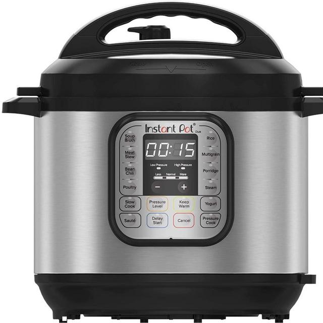 Instant Pot Duo 7-in-1 Electric Pressure Cooker, Sterilizer, Slow Cooker, Rice Cooker, Steamer, Saute, Yogurt Maker, and Warmer, 6 Quart, 14 One-Touch Programs