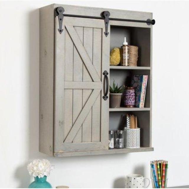 Gracie Oaks Banbury 21.75'' W x 27.75'' H Wall Mounted Cabinet