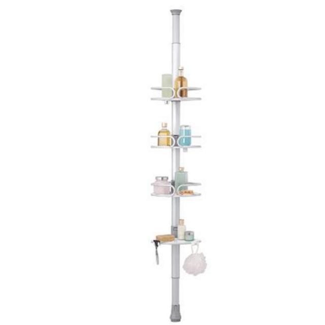 OXO Good Grips Quik-Extend Aluminum Pole Shower Caddy