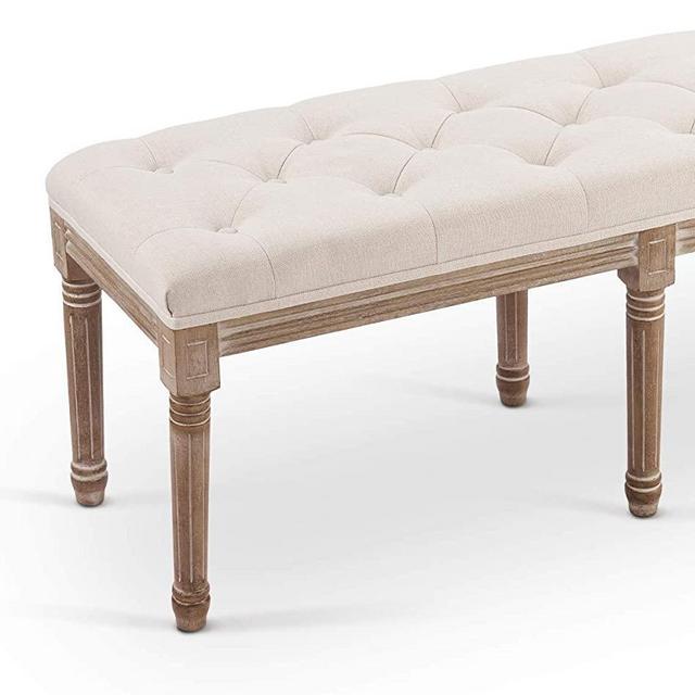 End of Bed Tufted Bench