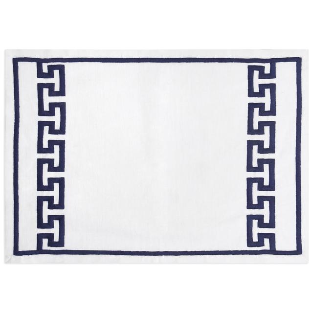 Mykonos Satin Stitch Placemat [Navy]