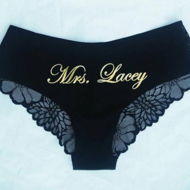 Personalized Panties - Lingerie Party - Bachelorette Party - Bridal Shower Gift - Panties - Underwear - Bachelorette Gift - Bride Panties