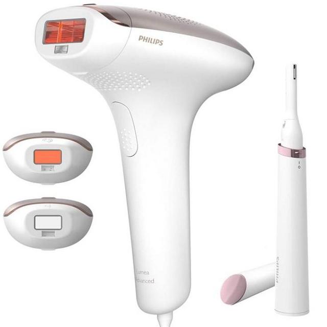 Philips Lumea Advanced IPL SC1998/00 Hair removal device for Body, Face and Bikini - same as SC1999/00 Corded with US adapter plug - Worldwide