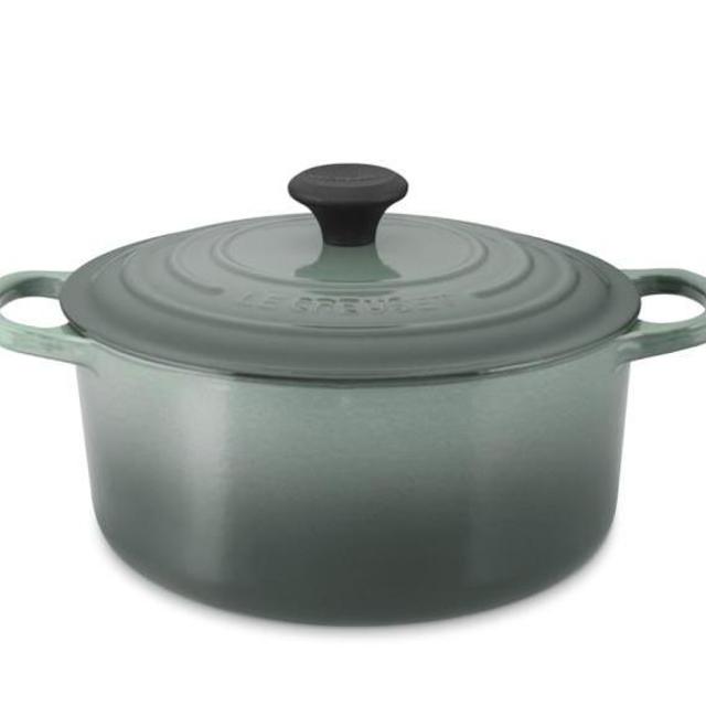 Le Creuset Signature Cast-Iron Round Dutch Oven - 5.5 quart - Ocean color