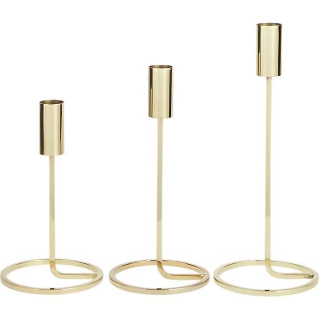 3-piece roundabout taper candle holder set