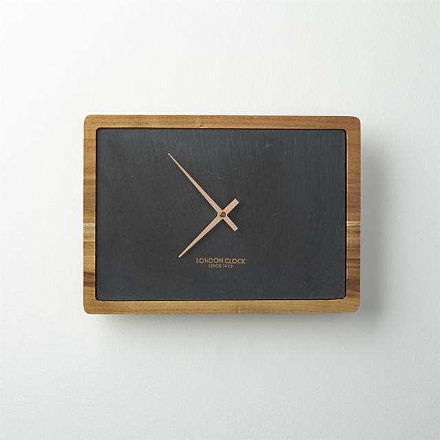 slate wall clock