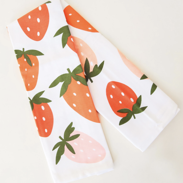 Strawberry Field Tea Towel