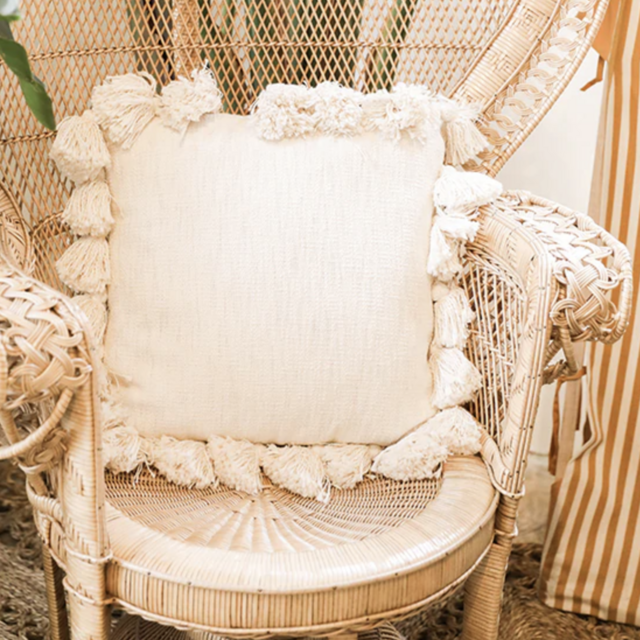 Tassel Pillow - Natural