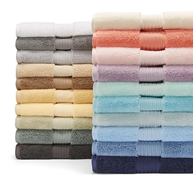 Hudson Park Luxe Turkish Towel 30 x 56" in Sterling Silver