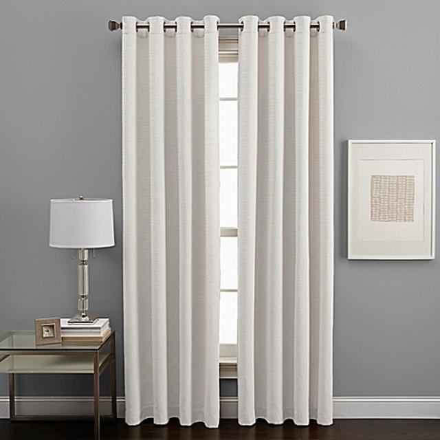 West End Grommet 84-Inch Room Darkening Window Curtain Panel in Alabaster