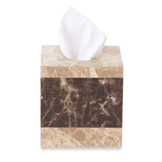 Montecito Marble Boutique Tissue Box Cover