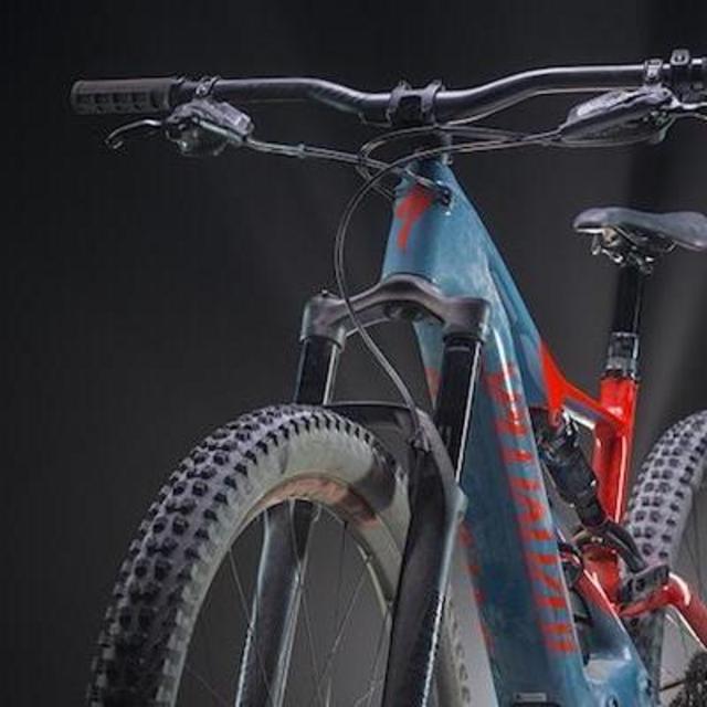 2 Bicycles and a Bike Rack