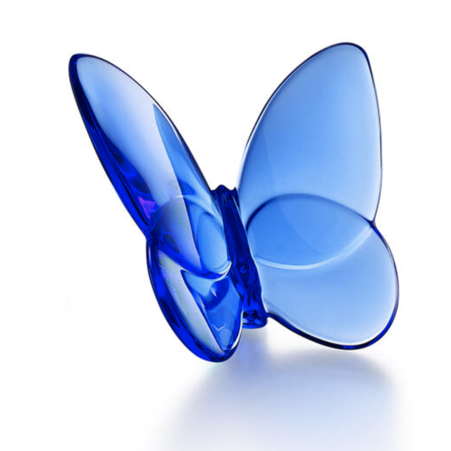 BACCARAT PORTE-BONHEUR GILDED BUTTERFLY