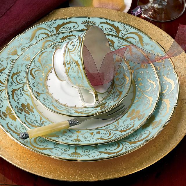 Royal Crown Derby "Darley Abbey" Fluted Dessert Plate