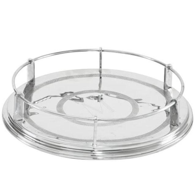 Speakeasy Round Tray - Monogrammed: P