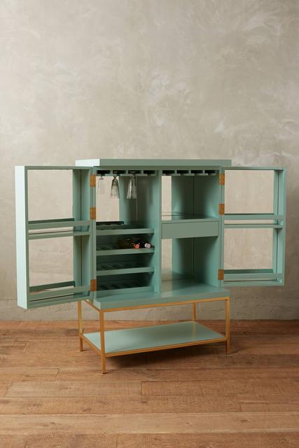 Lacquered Bar Cabinet