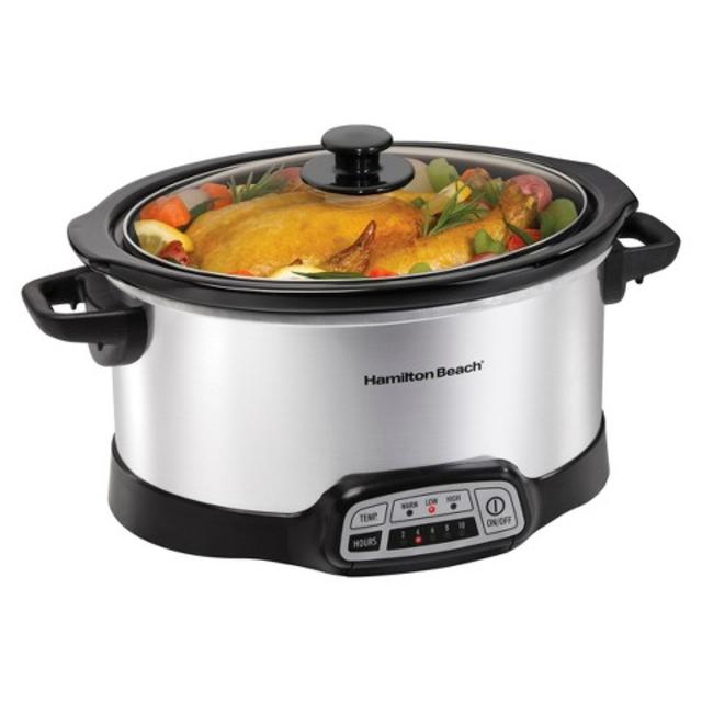 Hamilton Beach 6 Qt. Programmable Slow Cooker- 33463 product details page