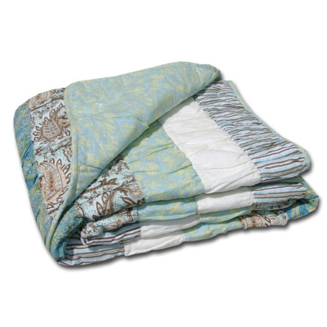 Greenland Home Fashions Paradise Ruched Cotton Throw