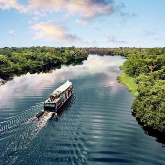 Honeymoon - Boat Taxi Down The Amazon River