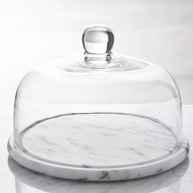 French Kitchen Marble Cheese Dome
