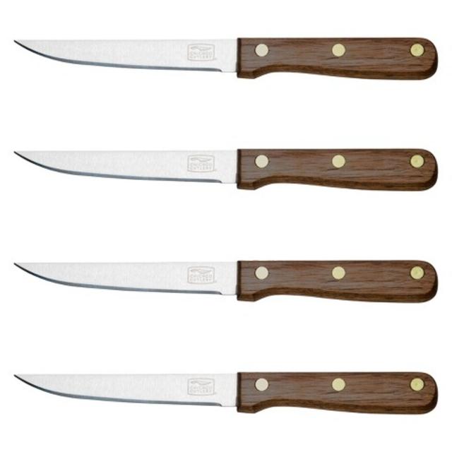 Chicago Cutlery Walnut Tradition 4-Pc. Steak Knife Set 