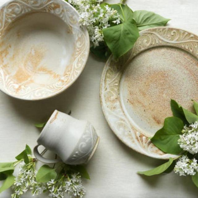 Handmade Ceramic Dinner Plate by Nicole Hummel