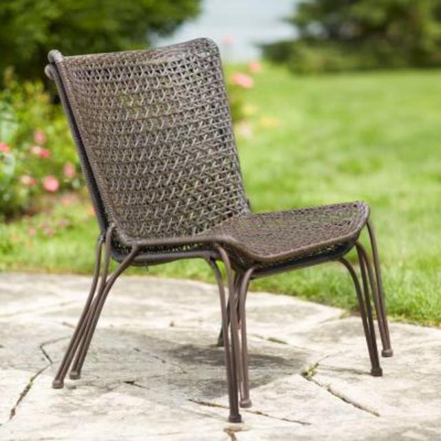 Arthur All-Weather Wicker Patio Stack Chairs (2-Pack)
