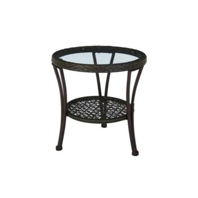 Arthur All-Weather Wicker Patio Side Table