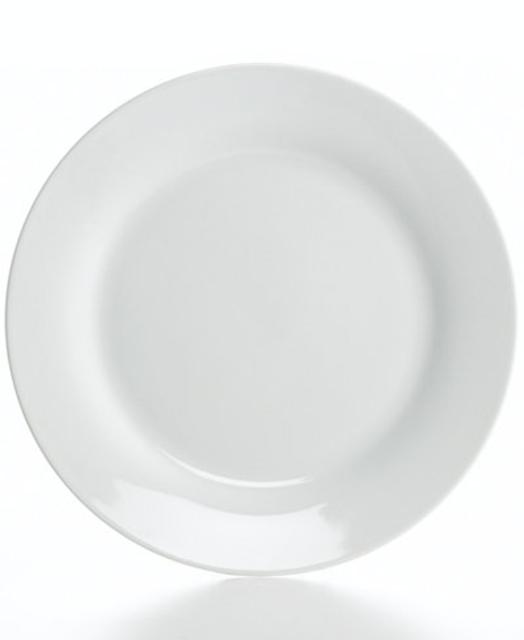 Whiteware Rim Dinner Plate