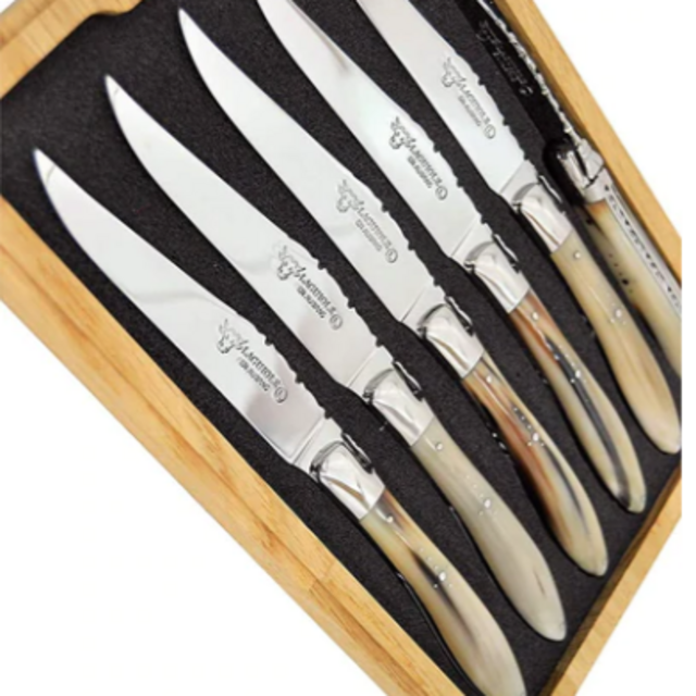 Laguiole En Aubrac set of 6 Steak Knives