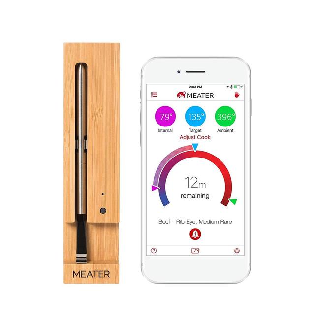 MEATER | The Original True Wireless Smart Meat Thermometer for the Oven Grill Kitchen BBQ Smoker Rotisserie with Bluetooth and WiFi Digital Connectivity